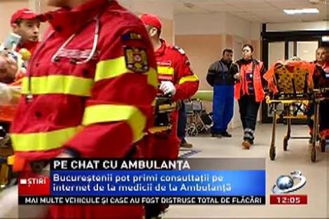 Medicii de la Ambulanţă vor da consultaţii pe chat