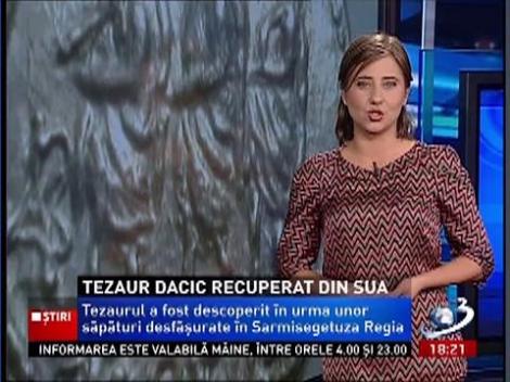 Premieră absolută! Tezaur dacic recuperat din SUA