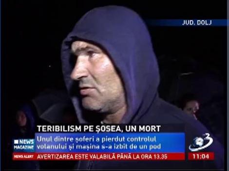 Accident grav la Dolj. Un tânăr a murit iar alţi trei au fost răniţi