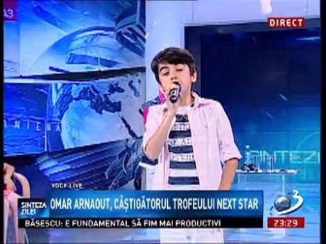 Marele câştigător NEXT STAR, live la Sinteza Zilei