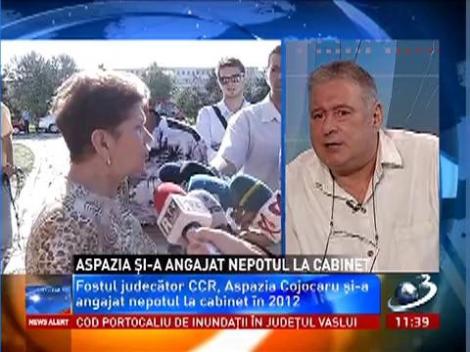 Aspazia Cojocaru şi-a angajat nepotul la cabinet în 2012