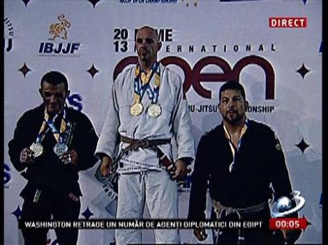 Mircea Badea, mândru de prietenul său Tudor Moga, medaliat cu aur la jiu-jitsu brazilian