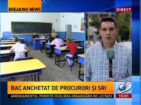 Fraudă la BAC. Percheziţii ale procurorilor şi SRI la un liceu din Capitală