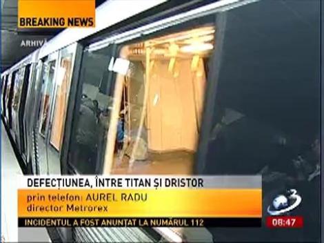 Defecţiune la metrou, între staţiile Titan şi Dristor
