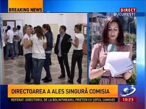 Directoarea Liceului "Dimitrie Bolintineanu" şi-a ales singură comisia