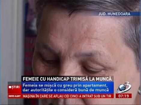 O femeie cu proteze la şolduri primeşte pensie de handicap de de 33 de lei