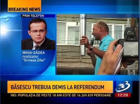 Mihai Gâdea, despre declaraţia preşedintelui PDL: Domnul Vasile Blaga a pierdut o foarte bună ocazie să tacă