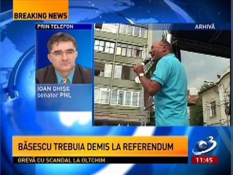 Basescu trebuia demis la referendum. Potrivit INS, cvorumul a fost atins