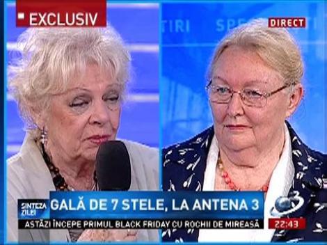 Ileana Stana - Ionescu: O rog pe Elisabeta Bostan să ne înveţe cum să ţinem deschise porţile tinereţii fără bătrâneţe