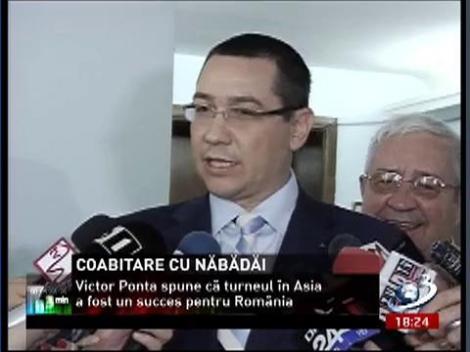 Victor Ponta spune că preşedintele Traian Băsescu este supărat pentru că nu îl bagă nimeni în seamă