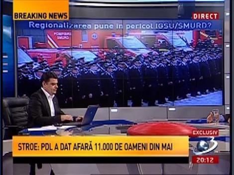 Radu Stroe: PDL a dat afară 11 mii de oameni din mai