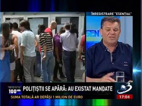 Poliţiştii se apără: Au existat peste 100 de mandate de aducere