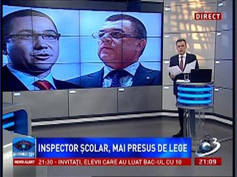 Inspector şcolar, mai presus de lege