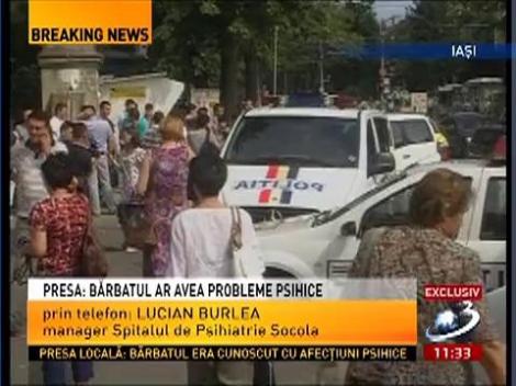 Atacatorul din Iași a fost internat la psihiatrie de 9 ori. Acesta suferă de schizofrenie paranoidă