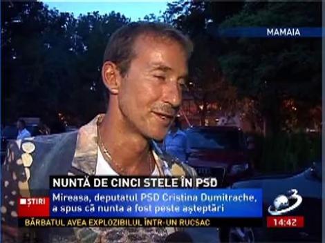 Nuntă de 5 stele în PSD! Deputatul Cristina Dumitrache s-a căsătorit