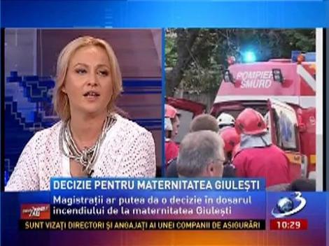 Diana Tache, despre dosarul incendiului de la Maternitatea Giuleşti: Este inadmisibil ce fac procurorii