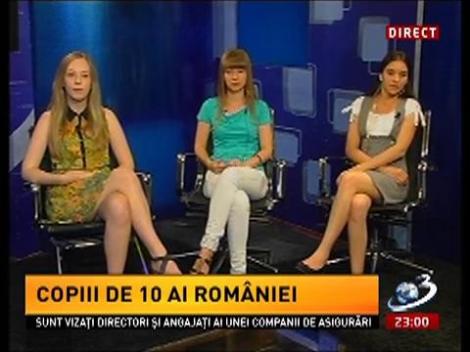 Copiii de 10 ai României, planuri de viitor la Sinteza Zilei
