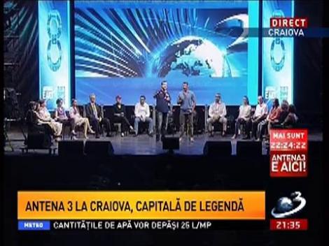 Ediţie specială "Sinteza zilei", pe scena din Piaţa Mihai Viteazul din Craiova