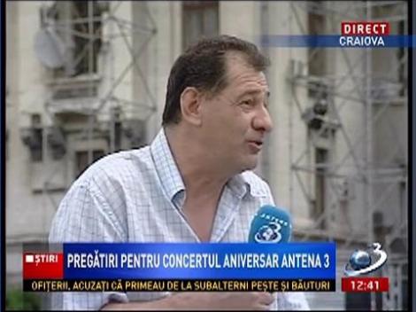 Actorul Constantin Cicort, vorbeşte despre sărbătoarea Antenei 3 de la Craiova