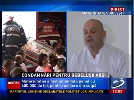 Doru Pană, purtătorul de cuvânt al Maternităţii Giuleşti, despre sentinţa instanţei