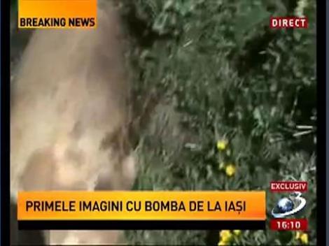 Exclusiv! Primele imagini cu bomba de la Iaşi