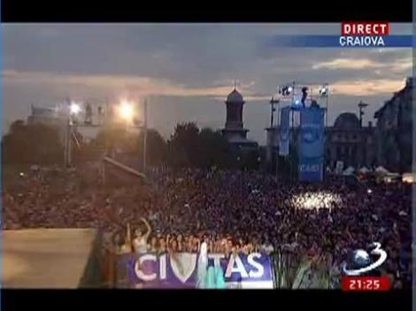Trupa Vunk a cântat live la Craiova, hitul "Pleacă"