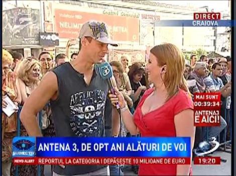 Mircea Badea, la Craiova: E plin, e multă energie, sunt mai mult decât emoţionat!