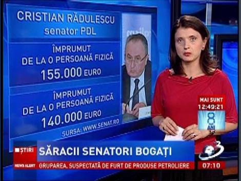 Săracii parlamentari bogaţi. Conturi pline, dar şi datorii pe măsură