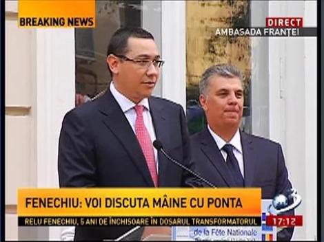 Mesajul lui Victor Ponta în franceză, cu ocazia Zilei Naţionale a Franţei