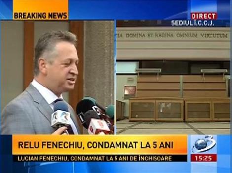 Relu Fenechiu, condamnat la 5 ani de închisoare în dosarul "Transformatorul". Ponta, interimar la Transporturi