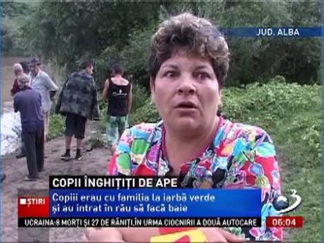 Doi copii din judeţul Alba s-au înecat în râul Mureş, chiar sub ochii părinţilor