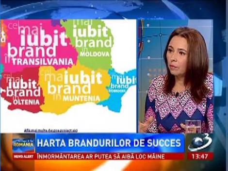 Harta brandurilor de succes