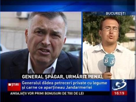 General şpăgar, urmărit penal