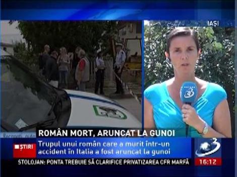 Şocant! Român mort pe un şantier din Italia, aruncat la gunoi de patroni