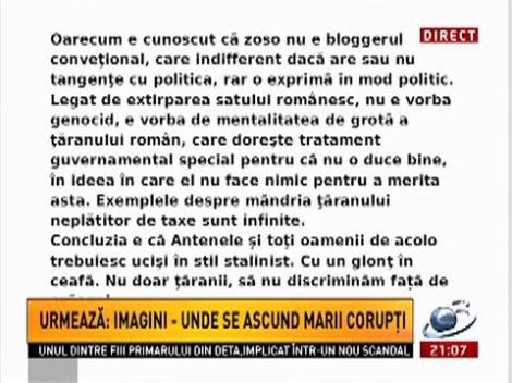 Sinteza Zilei: Jurnaliştii Antena 3, ameninţaţi cu moartea