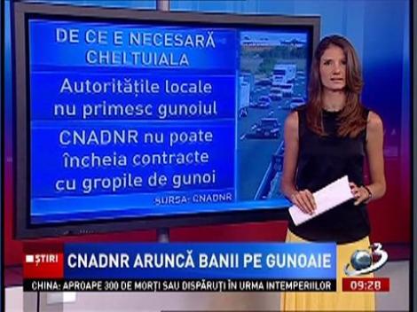 Cum aruncă CNADNR peste 700.000 de euro pe gunoaie