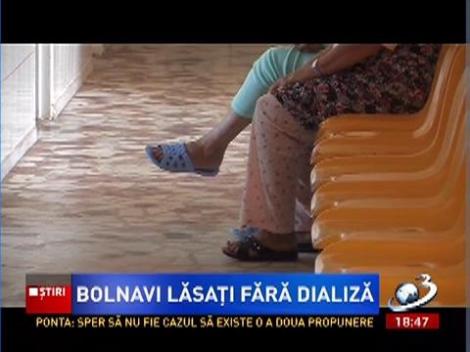 Sute de bolnavi din Botoşani au fost lăsaţi fără dializă