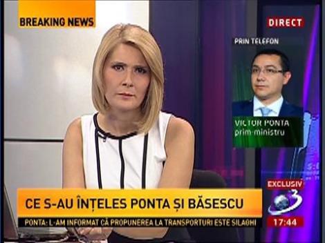 100 de Minute: Victor Ponta, despre cum s-a înţeles cu Traian Băsescu