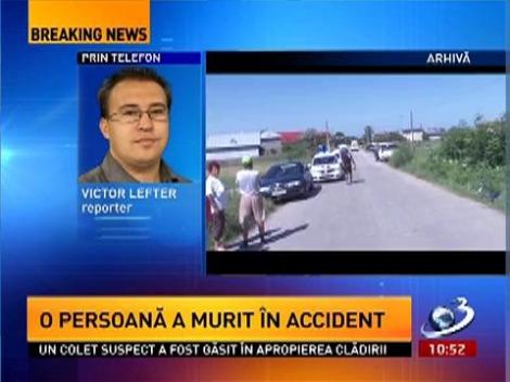 Un tren a lovit o maşină, la intrarea în Pipera