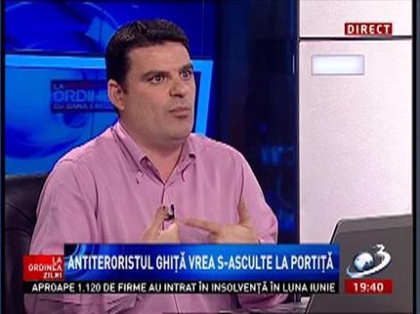 Radu Tudor: SRI ştie numele persoanelor oricum. Îi ştie pe toţi capii reţelelor mafiote