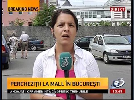 Percheziţii de amploare la mall-urile din Bucureşti