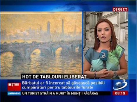 Unul dintre inculpaţii arestaţi în dosarul tablourilor a fost eliberat