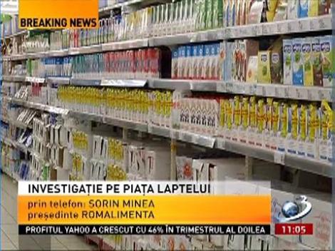 Preşedinte Romalimenta, despre investigaţia pe piaţa laptelui