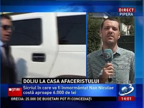 Sicriu cu aer condiţionat pentru milirdarul Nae Nicolae