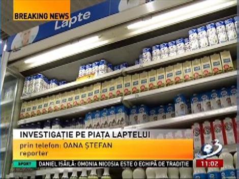 Investigaţie pe piaţa laptelui
