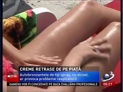 Vezi aici ce autobronzant a fost retras de pe piaţă