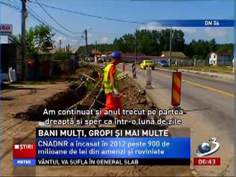 Gropile se înmulţesc, lucrările avansează în ritm de melc