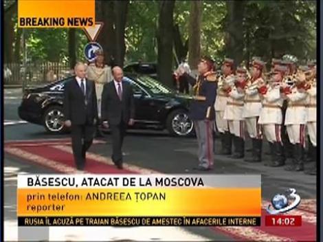 Moscova îl atacă dur pe Traian Băsescu