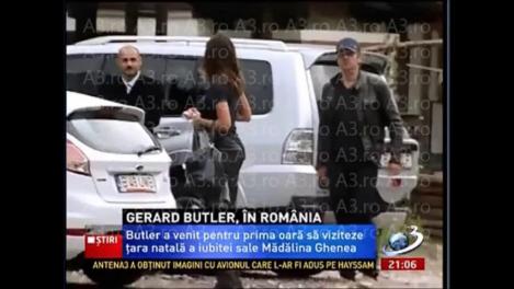 Gerard Butler, în România. Imagini în exclusivitate
