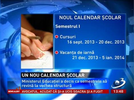 Calendarul școlar se modifică din nou